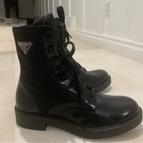 Prada Chocolate Combat Boot (Men) Size 10 - Picture 2 of 13